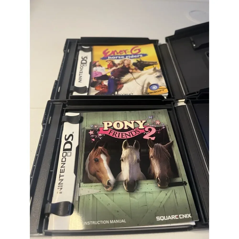 Ener-G Horse Riders & Pony Friends 2 Nintendo DS Video Games W/ Instruction CIB
